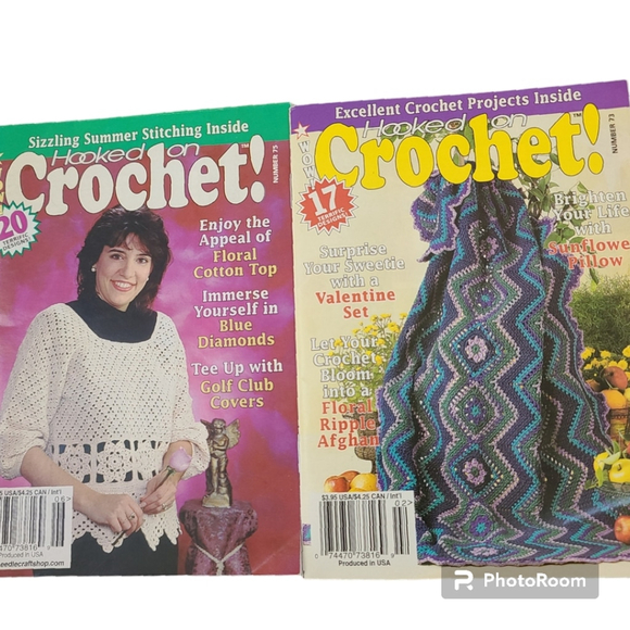Other - Vintage Hooked on Crochet! Magazine Set of 2 (1999)